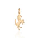Pingente banhado ouro 3x 24k 18k e 22k unissex rommanel cavalo estampado 542837 Pingente banhado ouro 3x 24k 18k e 22k unissex rommanel cavalo estampado 542837