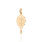 Pingente beach tennis folheado a ouro 542776 Rommanel Pingente beach tennis folheado a ouro 542776 Rommanel