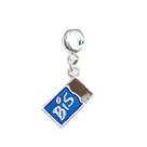 Pingente Bis em Banho Prata Pulseiras Berloques