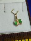 Pingente Borboleta Asa Verde Ouro 18 Kilates 0.60 Grama 10 mm Pingente Borboleta Asa Verde Ouro 18 Kilates 0.60 Grama 10 mm