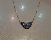 Pingente Borboleta Com Zircônias Em Ouro 18k Pingente Borboleta Com Zircônias Em Ouro 18k