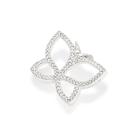 Pingente borboleta de prata 925 BRANCO 840054 Rommanel