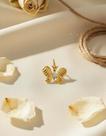 PINGENTE BORBOLETA EM OURO AMARELO E BRANCO 18K/750 (cod7y) PINGENTE BORBOLETA EM OURO AMARELO E BRANCO 18K/750 (cod7y)