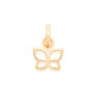 Pingente borboleta folheado a ouro 542305 Rommanel