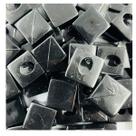 Pingente Botão Cubo 14mm 30pç Acrílico Preto Artesanato 110g Pingente Botão Cubo 14mm 30pç Acrílico Preto Artesanato 110g