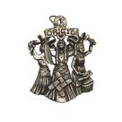 Pingente Brigid - Talismã Celta de Aço
