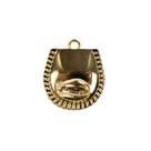Pingente Búzios 2,5 cm em Metal Dourado