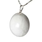Pingente Cabochão Disco 25mm de Quartzo Leitoso Natural com Pino em Prata 950 - Atacado Pingente Cabochão Disco 25mm de Quartzo Leitoso Natural com Pino em Prata 950 - Atacado