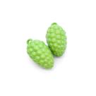 Pingente Cacho de Uva Acrílico Verde 15x30mm 30pçs 105g