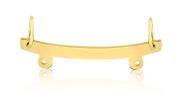 Pingente Canga para dois pingentes em ouro 10k - Tamanho: 3cm X 2,30mm