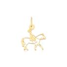 Pingente Cavalo Árabe Andaluz Crioulo Ouro 10k Pm05 Pingente Cavalo Árabe Andaluz Crioulo Ouro 10k Pm05