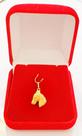 PINGENTE CAVALO DUPLA FACE EM OURO 18K (cod6y)
