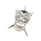 Pingente Caveira Pirata Bling Bling FunK Hip Hop Moto Prata de Lei 11322 Pingente Caveira Pirata Bling Bling FunK Hip Hop Moto Prata de Lei 11322
