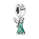 Pingente Charm Castelo Rosa Princesa Disney Em Prata Esterlina 925 Para Joias De Pulseira DIY