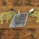 Pingente Charms Prata 925 - Bali - Filigrana 100% Artesanal