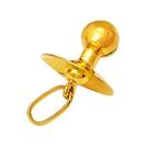 Pingente Chupeta Pequena Tradicional Em Ouro 18K - k080