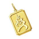 Pingente Cinco Elementos Ideograma Chinês em Ouro 18K K130