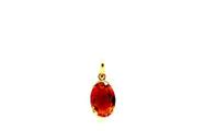 Pingente Citrino Rio Grande Natural Ouro 18k Oval 12mm K210