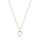 Pingente Coração Amor Delicado Em Ouro 10k P98 Pingente Coração Amor Delicado Em Ouro 10k P98