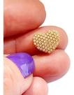 Pingente Coração Em Ouro 18k 750 Cravado Zirconias (cod12y) Pingente Coração Em Ouro 18k 750 Cravado Zirconias (cod12y)