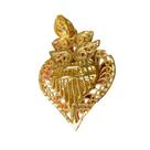 Pingente Coração Vazado Detalhado - Banhado a ouro 18k
