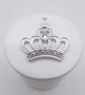 Pingente coroa de xangô banhado a rhodium Pingente coroa de xangô banhado a rhodium