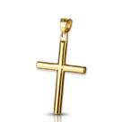 Pingente Corrente Cordão Colar Cruz Crucifixo Aço Inox Moda