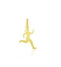 Pingente Corrida Atleta Ouro 18 Kilates 1.50 Gramas 15 mm