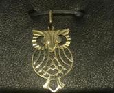 Pingente Coruja Em Ouro 18k Grande