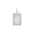 Pingente Cristo Hebraico Ideograma Chines Ouro 18K FDPK130