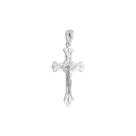 Pingente Crucifixo Com Jesus Prata 925 Kl