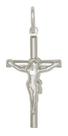 Pingente Crucifixo Cruz Cristo Prata Maciça 925 4 Cm X 2 Cm