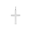 Pingente Crucifixo de Prata 750 Cruz Pequena Prata Italiana 925