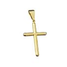 Pingente Crucifixo Pequeno Religiosos Espiritualizados Jesus Banhado a Ouro Delicado Adulto Criança