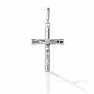 Pingente Crucifixo Prata 925 2 Cm X 1 Cm