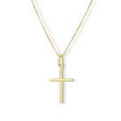 Pingente Crucifixo semijoia banhado Ouro 18k