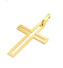 Pingente Cruz 1.45 Gramas 19 mm Ouro18 K Pingente Cruz 1.45 Gramas 19 mm Ouro18 K