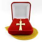 Pingente Cruz 30mm Folheado Ouro 18k Pi207 Pingente Cruz 30mm Folheado Ouro 18k Pi207