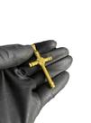 Pingente Cruz Amarrada - Banhado a Ouro 18k