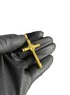 Pingente Cruz Amarrada - Banhado a Ouro 18k