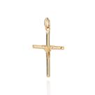 Pingente cruz banhado a ouro 542870 Rommanel Pingente cruz banhado a ouro 542870 Rommanel