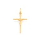 Pingente cruz com cristo banhado a ouro 18k - tam.único 5400270000