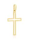 Pingente Cruz Crucifixo Em Ouro 18k Vazado
