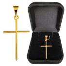 Pingente Cruz Crucifixo Para Corrente Semijoia Folheada a Ouro 18k Pingente Cruz Crucifixo Para Corrente Semijoia Folheada a Ouro 18k