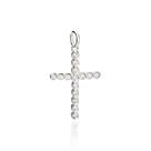 Pingente cruz de prata 925 BRANCO 840066 Rommanel