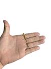 Pingente cruz fina (m) - banhado a ouro 18k