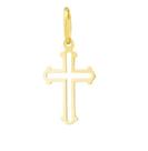 Pingente Cruz Ouro 18 k Peso 0.50 Grama 12 mm Pingente Cruz Ouro 18 k Peso 0.50 Grama 12 mm