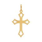Pingente Cruz Ouro 18 Kilates 1.90 Gramas 25 mm