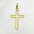 Pingente Cruz Ouro 18 Kilates 1.90 Gramas 35 mm Pingente Cruz Ouro 18 Kilates 1.90 Gramas 35 mm