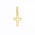 Pingente Cruz Ouro 18k Mini Vazada